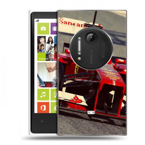 Дизайнерский пластиковый чехол для Nokia Lumia 1020 Ferrari