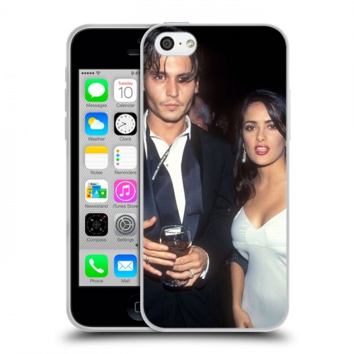 Дизайнерский пластиковый чехол для Iphone 5c Джонни Депп