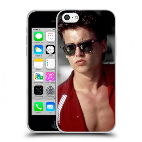 Дизайнерский пластиковый чехол для Iphone 5c Джонни Депп