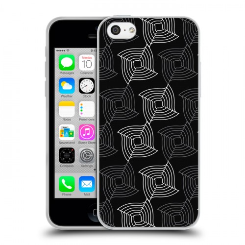 Дизайнерский пластиковый чехол для Iphone 5c Геометрические вихри