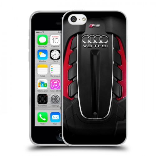 Дизайнерский пластиковый чехол для Iphone 5c Audi