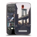Дизайнерский пластиковый чехол для HTC Desire 500 Нью-Йорк