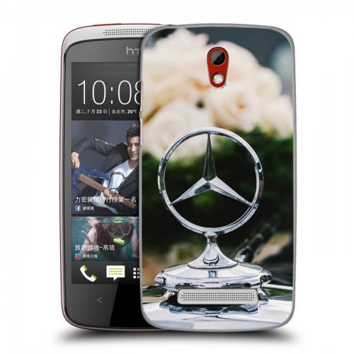 Дизайнерский пластиковый чехол для HTC Desire 500 Mercedes
