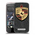 Дизайнерский пластиковый чехол для HTC Desire 500 Porsche