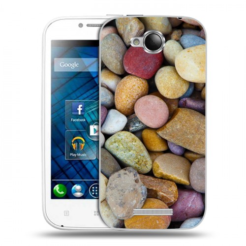 Дизайнерский пластиковый чехол для Lenovo A706 Текстура камня