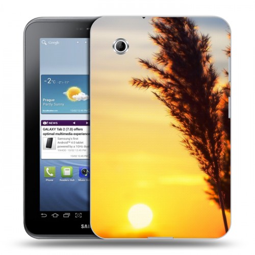 Дизайнерский силиконовый чехол для Samsung Galaxy Tab 2 7.0 Восход