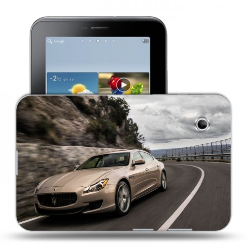 Дизайнерский силиконовый чехол для Samsung Galaxy Tab 2 7.0 Maserati