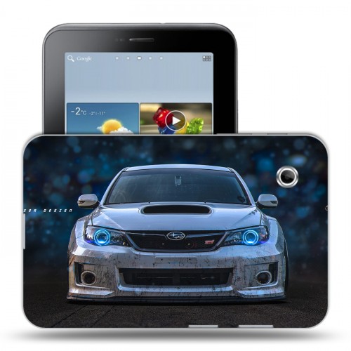 Дизайнерский силиконовый чехол для Samsung Galaxy Tab 2 7.0 Subaru