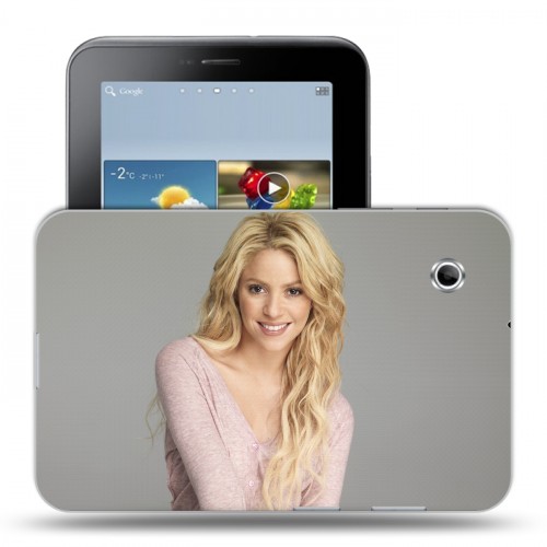 Дизайнерский силиконовый чехол для Samsung Galaxy Tab 2 7.0 Shakira