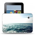 Дизайнерский силиконовый чехол для Samsung Galaxy Tab 2 7.0 Волны