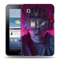 Дизайнерский силиконовый чехол для Samsung Galaxy Tab 2 7.0 Cyberpunk 2077