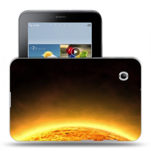 Дизайнерский силиконовый чехол для Samsung Galaxy Tab 2 7.0 Солнце