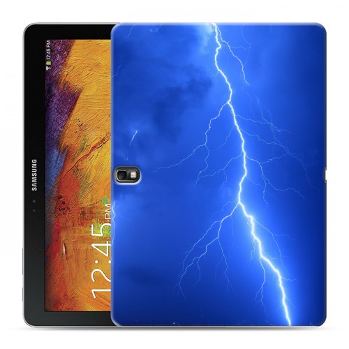 Дизайнерский силиконовый чехол для Samsung Galaxy Note 10.1 2014 editon Молния