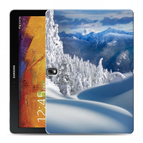 Дизайнерский силиконовый чехол для Samsung Galaxy Note 10.1 2014 editon Зима