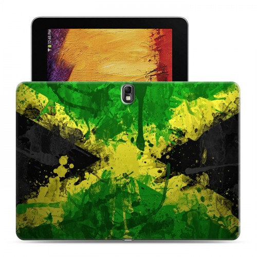 Дизайнерский силиконовый чехол для Samsung Galaxy Note 10.1 2014 editon флаг Ямайки