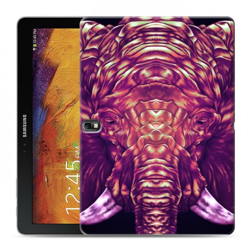 Дизайнерский силиконовый чехол для Samsung Galaxy Note 10.1 2014 editon Ультрафиолетовые животные