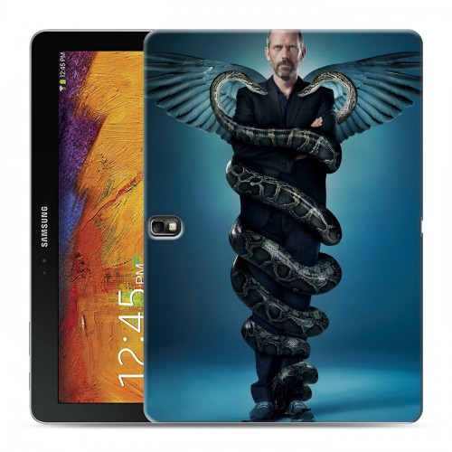 Дизайнерский силиконовый чехол для Samsung Galaxy Note 10.1 2014 editon Доктор Хаус