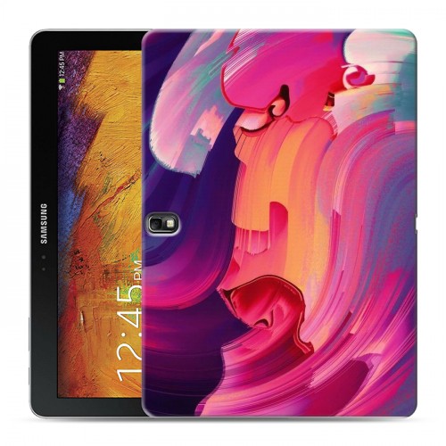 Дизайнерский силиконовый чехол для Samsung Galaxy Note 10.1 2014 editon Размытые краски