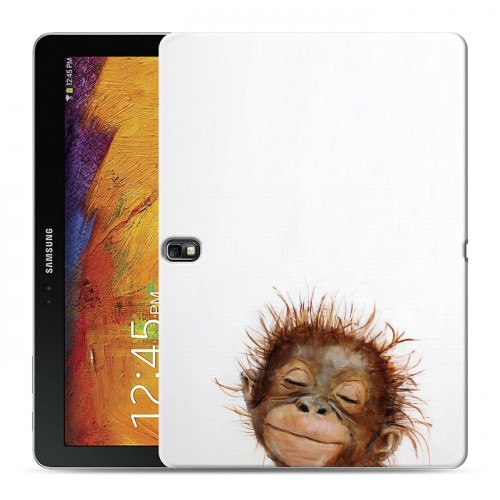 Дизайнерский силиконовый чехол для Samsung Galaxy Note 10.1 2014 editon Мятные звери