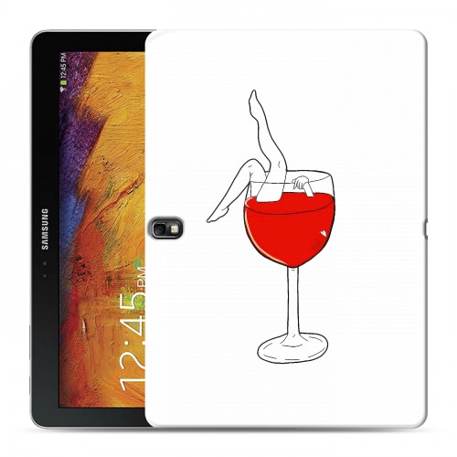 Дизайнерский силиконовый чехол для Samsung Galaxy Note 10.1 2014 editon Истина в вине