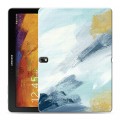 Дизайнерский силиконовый чехол для Samsung Galaxy Note 10.1 2014 editon Мазки краски