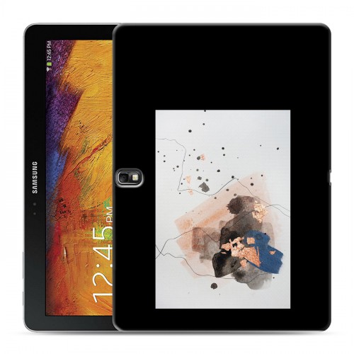 Дизайнерский силиконовый чехол для Samsung Galaxy Note 10.1 2014 editon Стильные абстракции