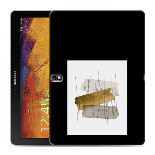 Дизайнерский силиконовый чехол для Samsung Galaxy Note 10.1 2014 editon Стильные абстракции
