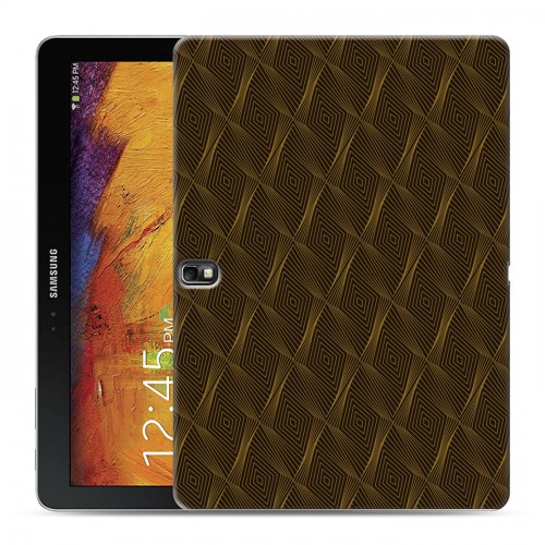 Дизайнерский силиконовый чехол для Samsung Galaxy Note 10.1 2014 editon Геометрические вихри