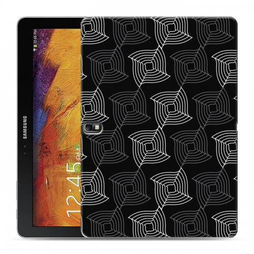 Дизайнерский силиконовый чехол для Samsung Galaxy Note 10.1 2014 editon Геометрические вихри