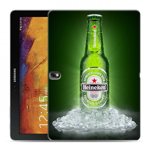 Дизайнерский силиконовый чехол для Samsung Galaxy Note 10.1 2014 editon Heineken