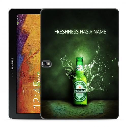 Дизайнерский силиконовый чехол для Samsung Galaxy Note 10.1 2014 editon Heineken