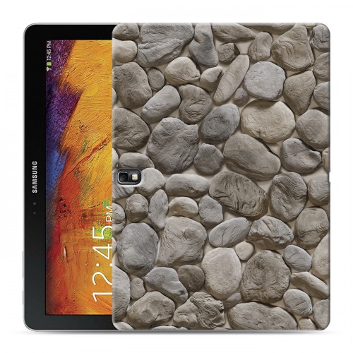 Дизайнерский силиконовый чехол для Samsung Galaxy Note 10.1 2014 editon Текстура камня