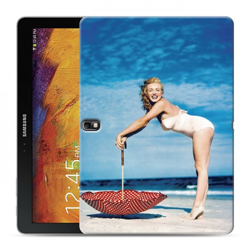 Дизайнерский силиконовый чехол для Samsung Galaxy Note 10.1 2014 editon Мерлин Монро