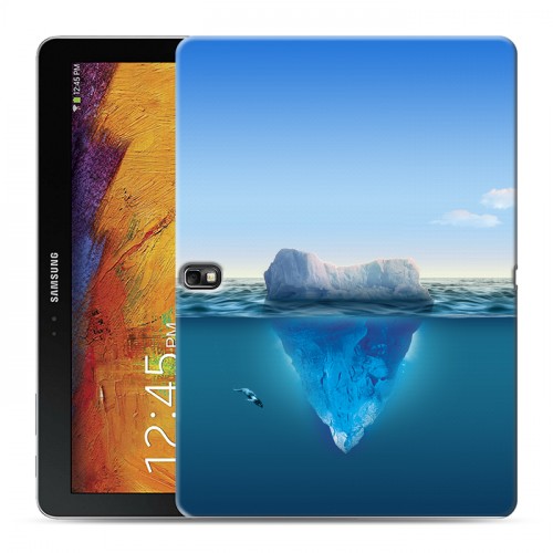 Дизайнерский силиконовый чехол для Samsung Galaxy Note 10.1 2014 editon Льды