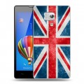 Дизайнерский пластиковый чехол для Huawei Honor 3 Флаг Британии