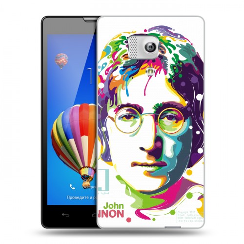 Дизайнерский пластиковый чехол для Huawei Honor 3 Джон Леннон
