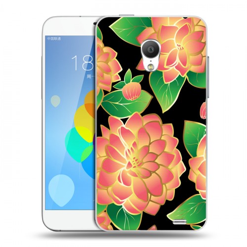 Дизайнерский пластиковый чехол для  Meizu MX3 Люксовые цветы