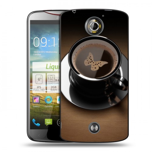 Дизайнерский пластиковый чехол для Acer Liquid S2 Кофе напиток