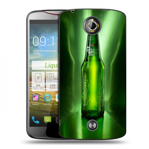 Дизайнерский пластиковый чехол для Acer Liquid S2 Carlsberg