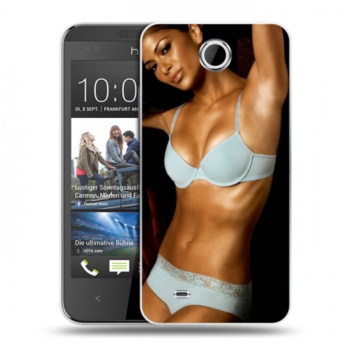 Дизайнерский силиконовый чехол для HTC Desire 300
