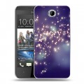 Дизайнерский пластиковый чехол для HTC Desire 300 Звезды