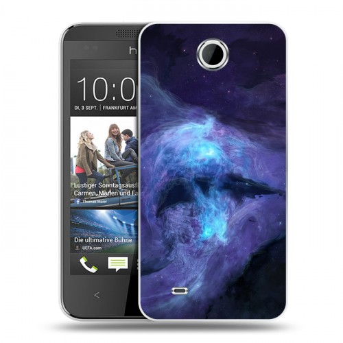 Дизайнерский пластиковый чехол для HTC Desire 300 Туманность