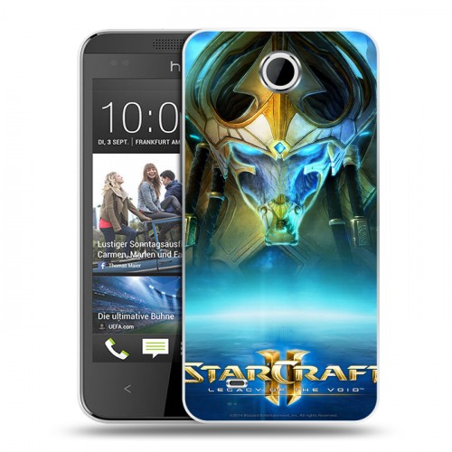 Дизайнерский пластиковый чехол для HTC Desire 300 Starcraft