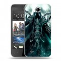 Дизайнерский пластиковый чехол для HTC Desire 300 Diablo
