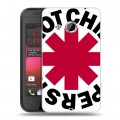 Дизайнерский пластиковый чехол для HTC Desire 200 Red Hot Chili Peppers