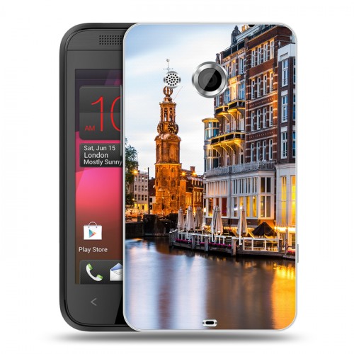 Дизайнерский пластиковый чехол для HTC Desire 200 амстердам