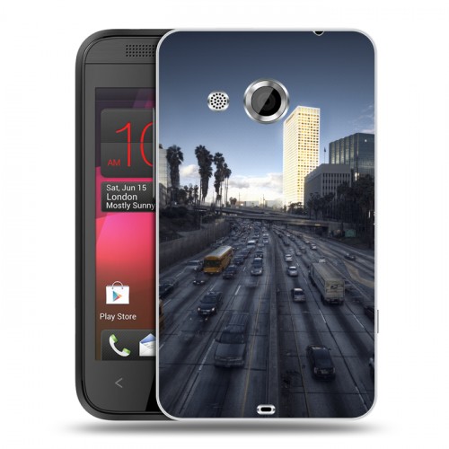 Дизайнерский пластиковый чехол для HTC Desire 200 Лос-Анджелес