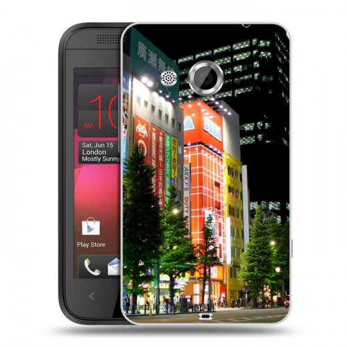 Дизайнерский пластиковый чехол для HTC Desire 200 Токио
