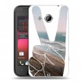 Дизайнерский пластиковый чехол для HTC Desire 200 Hawaii