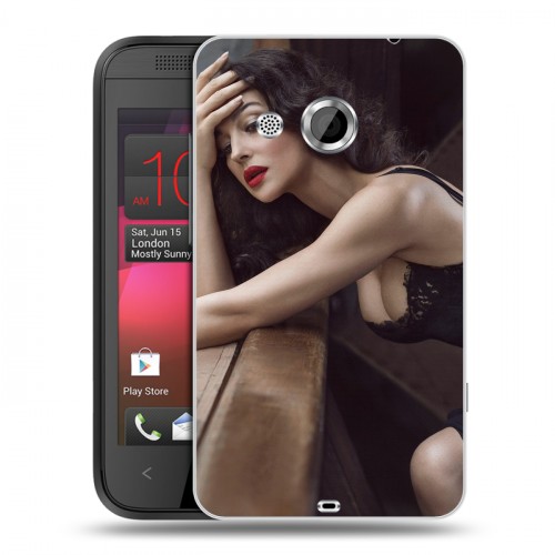 Дизайнерский пластиковый чехол для HTC Desire 200 Моника